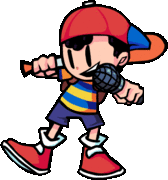 Ness's right pose animation.
