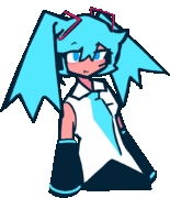 Miku's animated idle sprite.
