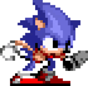 Sonic's down pose.