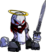 Angry Jebus's idle sprite.