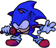 Sonic's down miss pose.