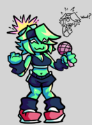 Rockette sprite concept.