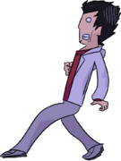 Kiryu's right miss pose in fight mode.