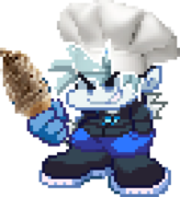 Cheffriend's Week 6 idle sprite.