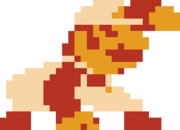Fire Mario's down pose.