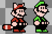 Mario and Luigi SMB3 sprites.