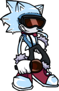 Crystal Sonic's Idle Sprite.