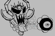 Concepts for Nightmare and Dark Matter, with Marx behind them
