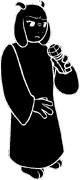 Toriel's battle animated left miss pose.