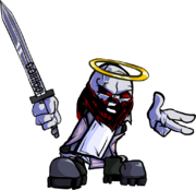 Angry Jebus's left pose.