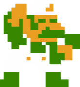 Luigi's down pose.