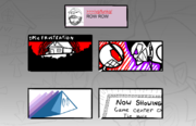 Banners for the comic menu introduced in the Birthday Edition