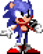 Sonic's up pose.