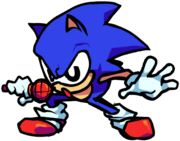 Sonic's down pose.
