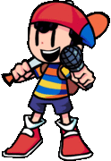Ness's up pose animation.