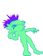 Rockette's Shiny animated poses.