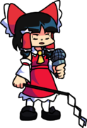 Reimu saying fine.