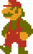 Super Mario's idle sprite in CCC.