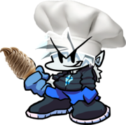 Cheffriend's idle sprite.