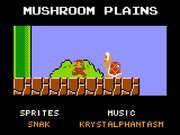 Mushroom Plains credits card.