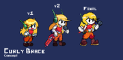 Concept gallery sprites for Curly Brace.