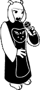 Toriel's battle animated left pose.