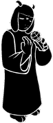 Toriel's battle animated down miss pose.