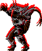 Monster X's alt up pose.