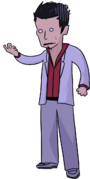 Kiryu's left miss pose in fight mode.