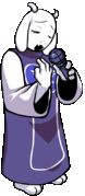 Toriel's animated down pose.