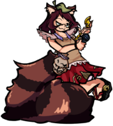 Mamizou's idle sprite.