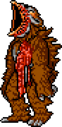 Werebeak's up pose.