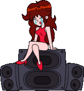 Girlfriend's crying animation Total! Drama! Funkin'!