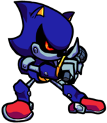Metal Sonic's left pose.