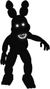 Shadow Bonnie's down pose.