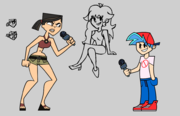 Concept Art for Total! Drama! Funkin'!