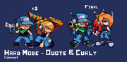 Concept gallery sprites for Hard Mode.
