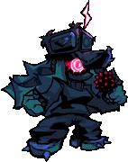 Cassette Goon's animated right pose.