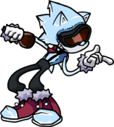 Crystal Sonic's left pose.