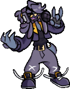 Komodo's animated up pose.