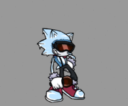 Crystal Sonic Idle Animation.