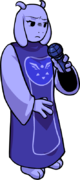 Toriel's left miss pose in Heartache.