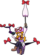 Yukari's up pose as a playable character.