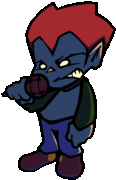 Pico's animated right pose.