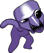 Ao Oni's down pose.