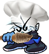 Cheffriend's down pose.