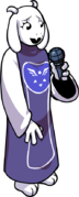 Toriel's up pose.