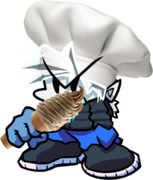 Cheffriend's left pose.