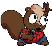 Onek's animated down pose.