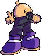 Onion Man's animated right pose.
